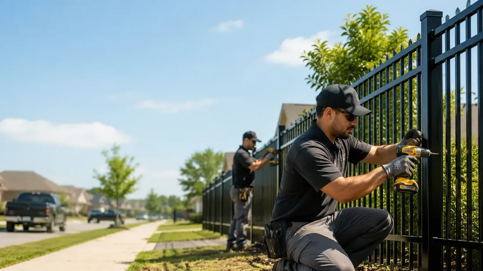 Metal Fence Installation in Elizabeth, LA